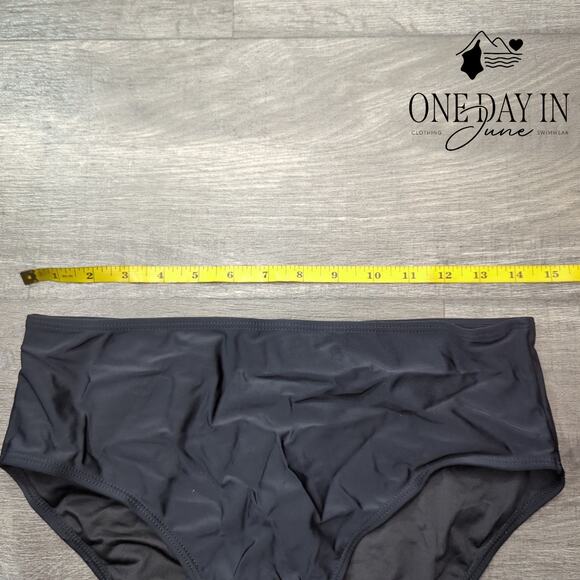 Yonique Twist Front Tankini Swimsuit Size L - Picture 5 of 7